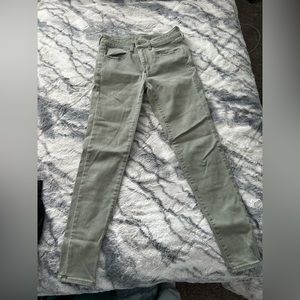 Green Skinny Jeans from AE